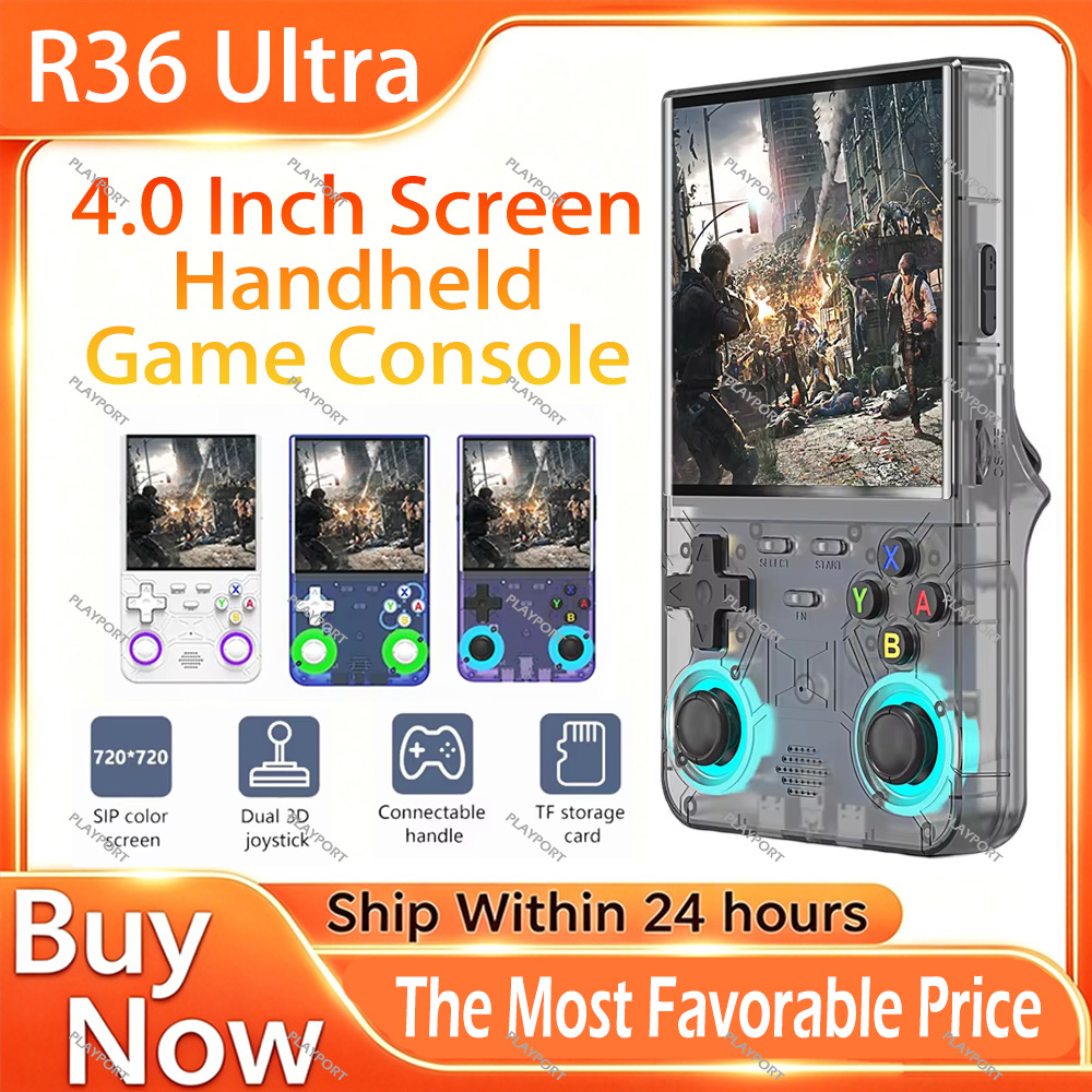 Gaming Console R36 - R36 Ultra Retro Handheld Game Player