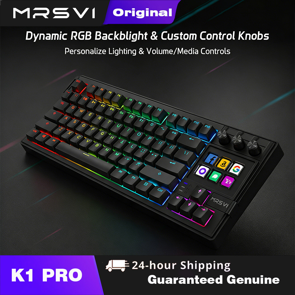 Gaming Console Keyboard - MRSVI K1 Pro AI Stream Deck