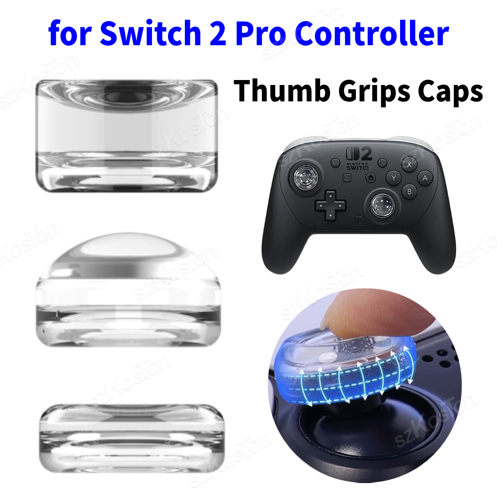 Nintendo Console Switch 2 - Clear Thumb Grips Caps for Switch
