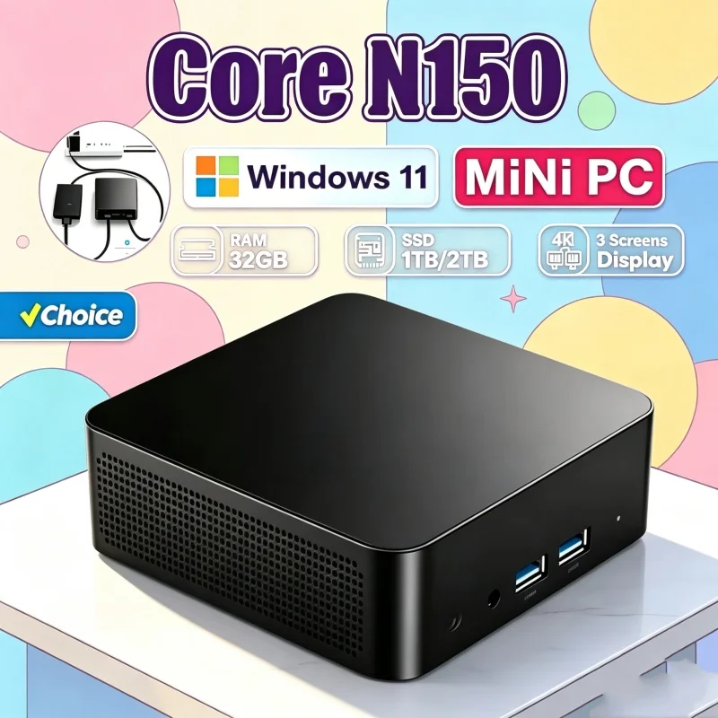 Gaming Console Stick - 2026 Neat Core N150 MINI PC