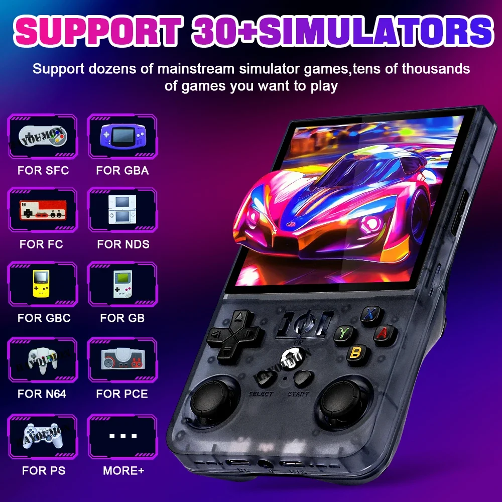 Gaming Console Handheld Android - NEW R36MAX Handheld Retro Game Console