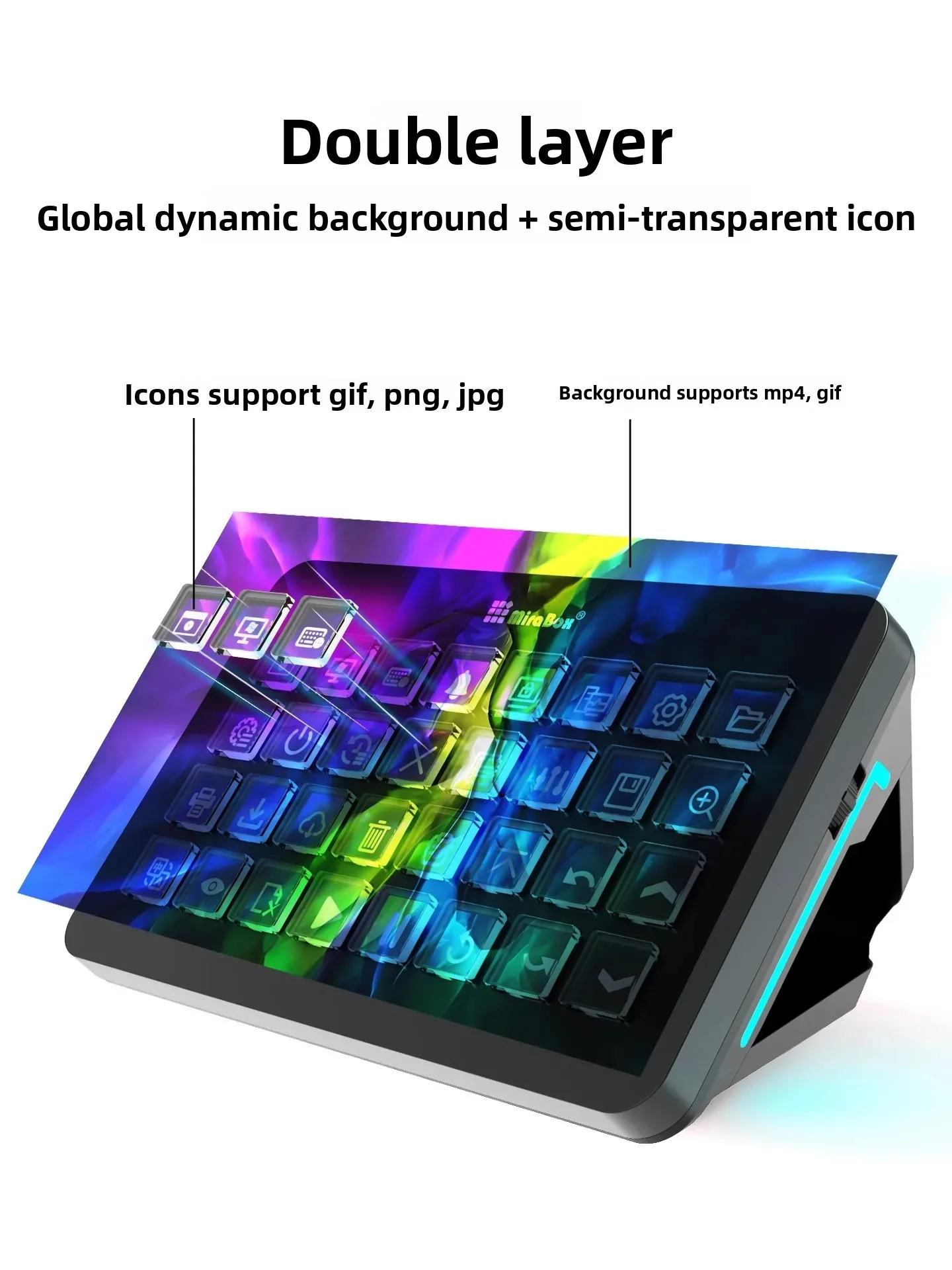 Mirabox XL Stream Deck Macro K - Gaming Console Keyboard ulasan dan harga