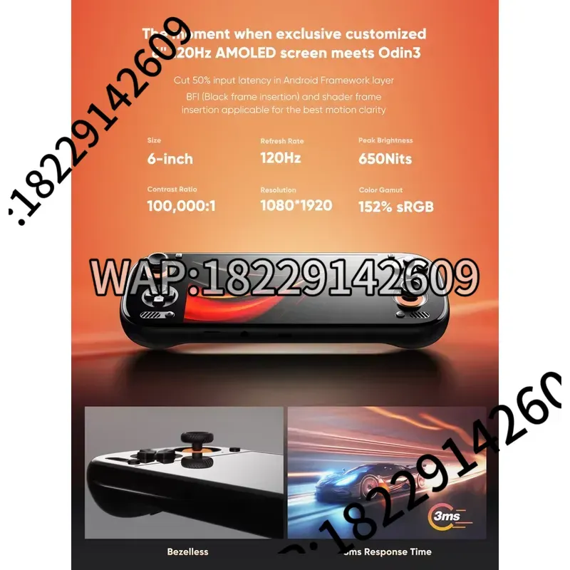 AYN Odin 3 Gaming Console Hand - Gaming Console With ulasan dan harga