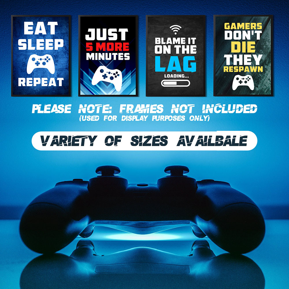 Gaming Quotes Art Painting Con - Gaming Console Picture ulasan dan harga