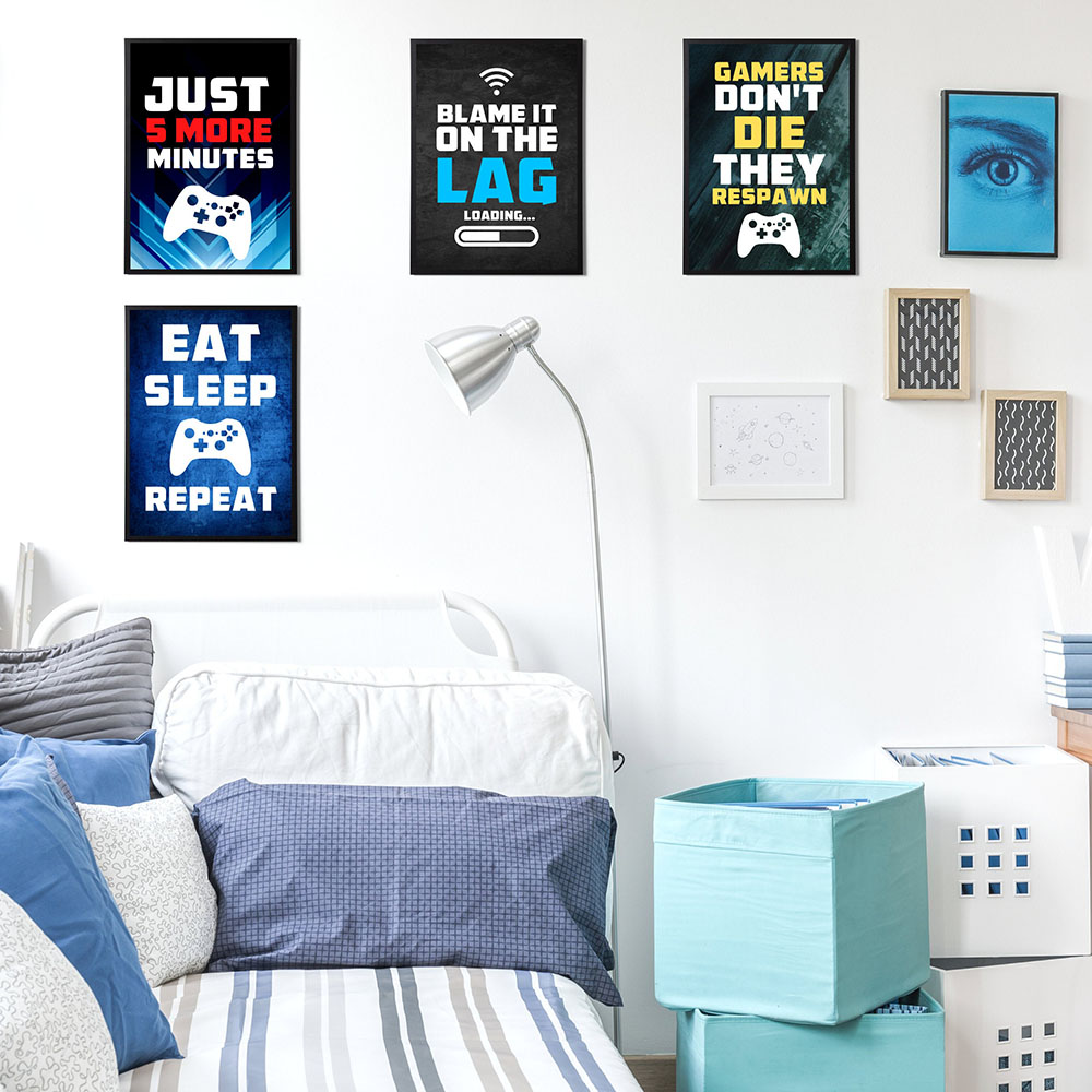 Gaming Quotes Art Painting Con - Gaming Console Picture ulasan dan harga