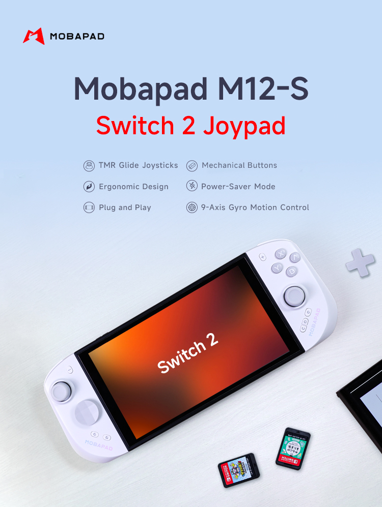 MOBAPAD M12 S Joycon Gaming Co - Gaming Console Stick ulasan dan harga