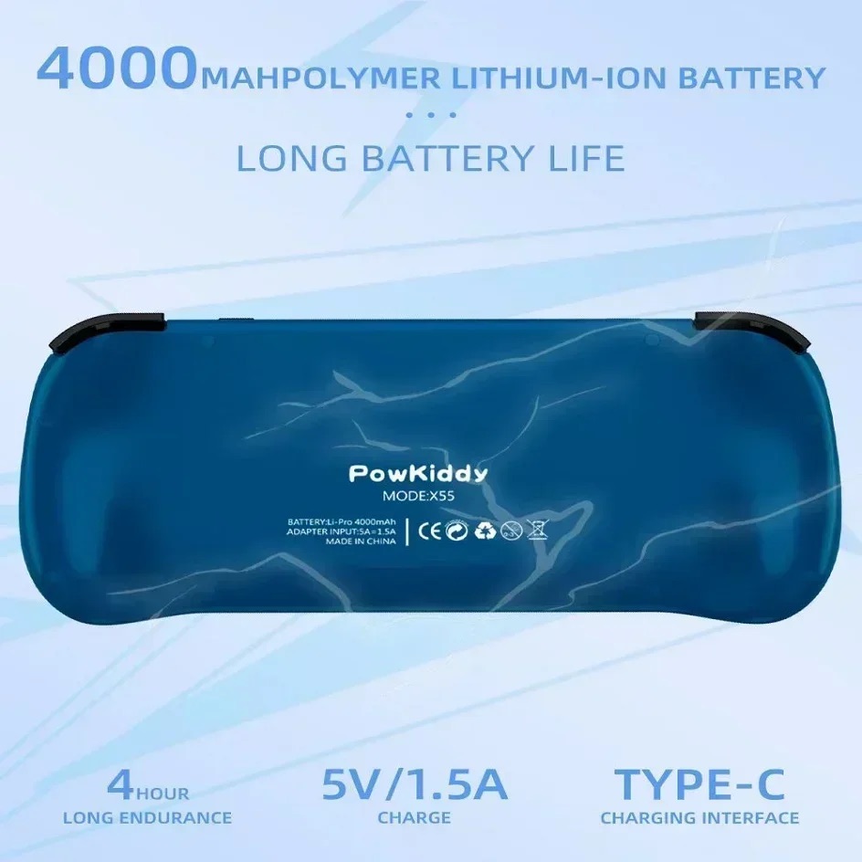 POWKIDDY X55 Handheld Game Con - Gaming Console Handheld Android ulasan dan harga