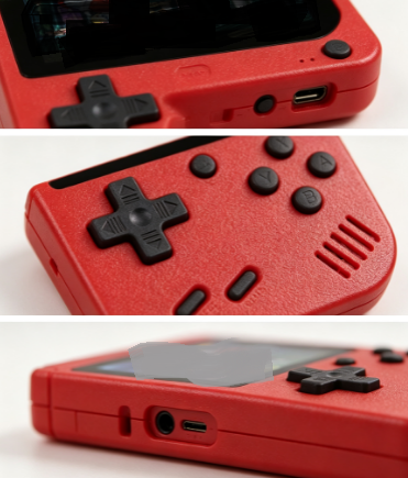 HTMCK Red Retro Classic Handhe - Gaming Console 4 Year Old ulasan dan harga