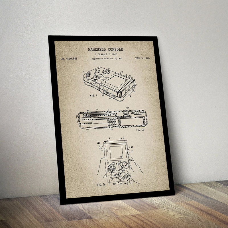 Vintage Game Console Blueprint - Gaming Console Zone ulasan dan harga