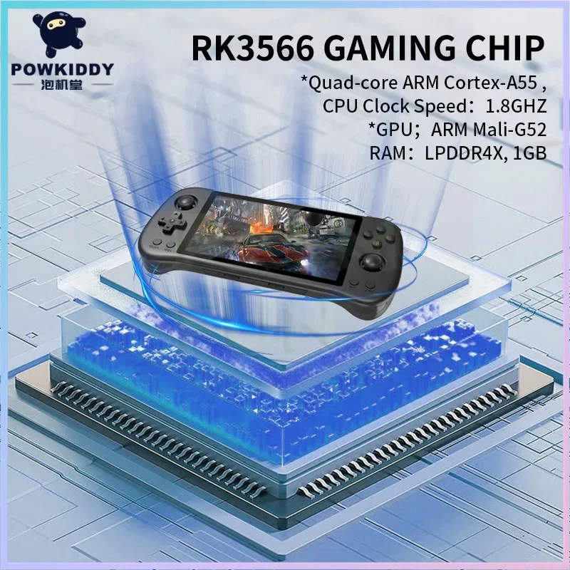 POWKIDDY X55 Handheld Game Con - Gaming Console X55 ulasan dan harga
