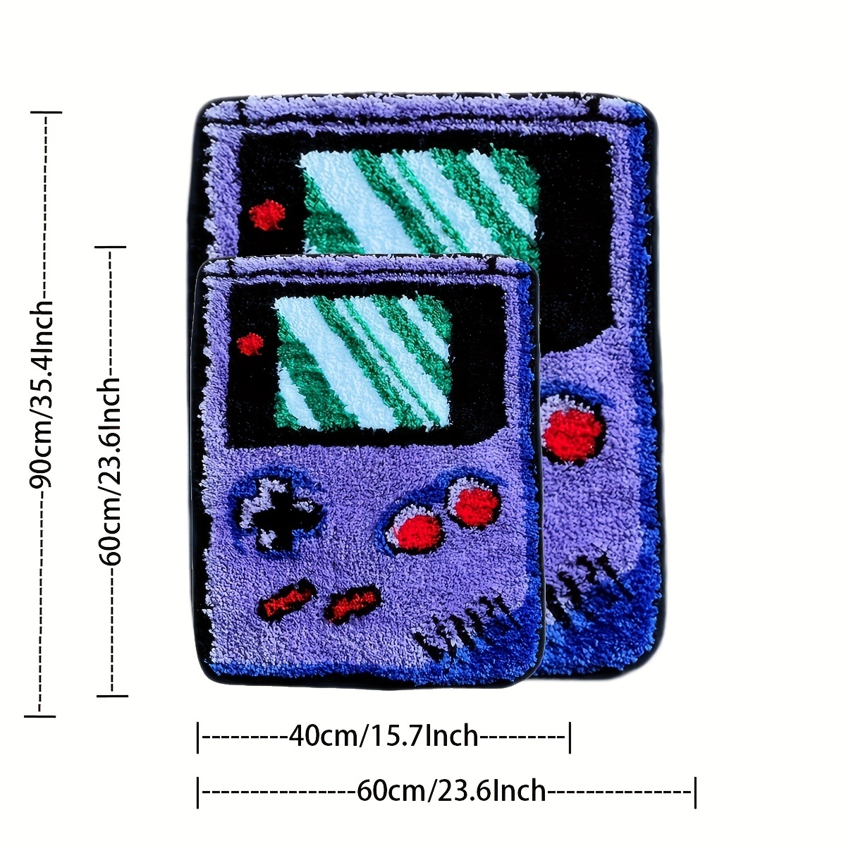 Purple Flocked Game Console Ru - Gaming Console Cartoon ulasan dan harga