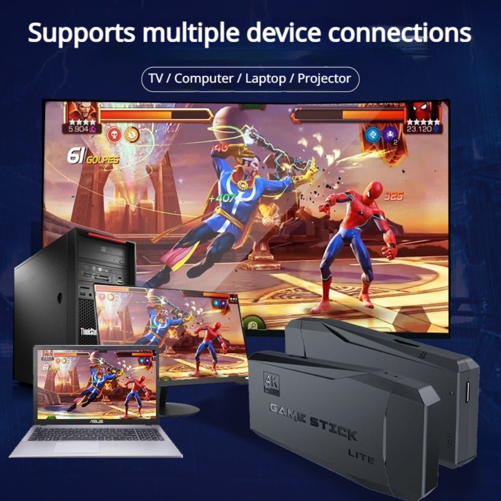 Portable 4K Retro Game Stick C - Gaming Console Stick ulasan dan harga