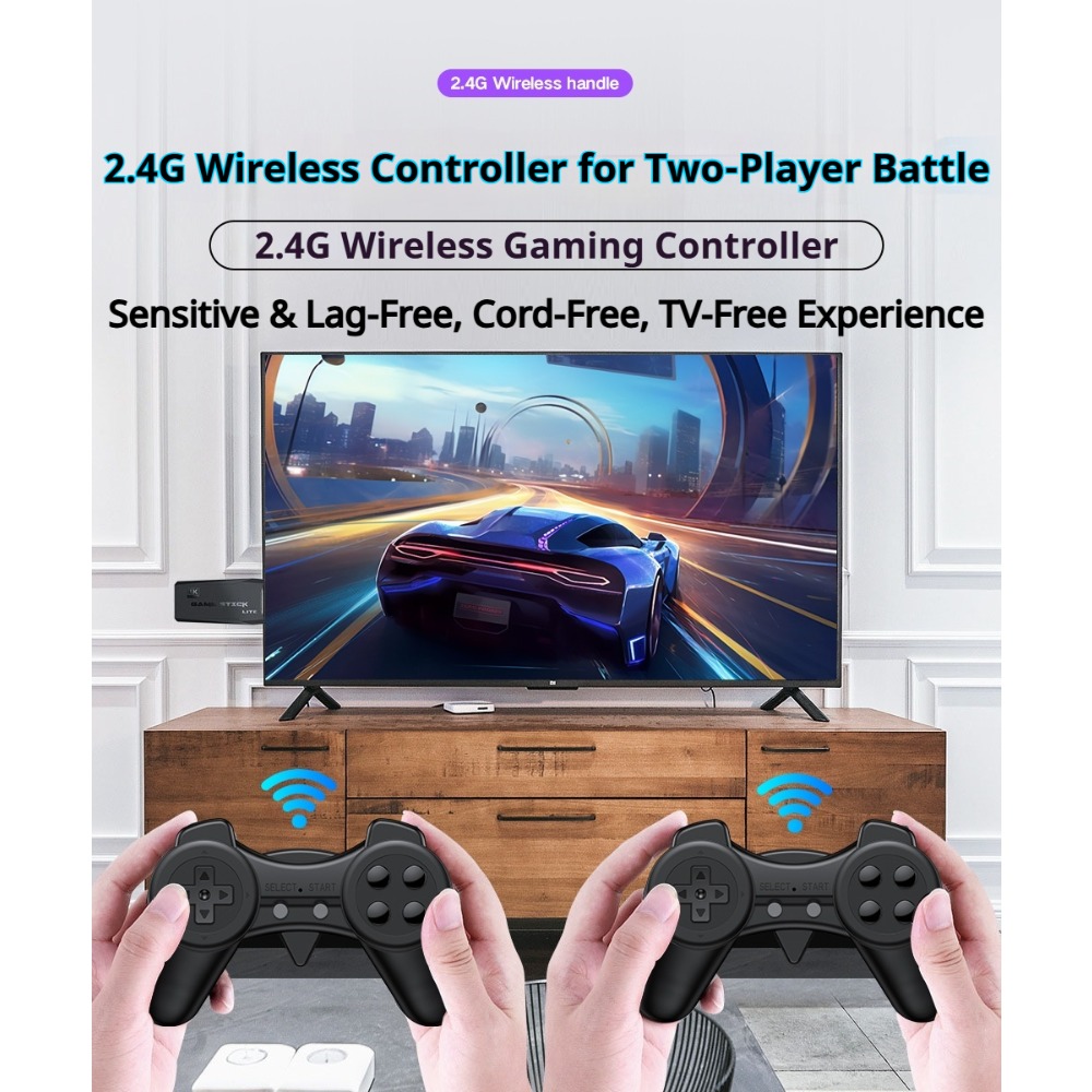 Portable 4K Retro Game Stick C - Gaming Console Stick ulasan dan harga