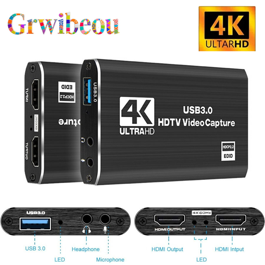 4K USB 3.0 Video Capture Card  - Gaming Console With Phone ulasan dan harga