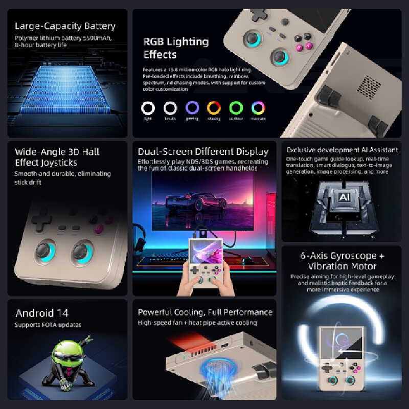 Handheld Game Console Rg477v R - Gaming Console Handheld Android ulasan dan harga