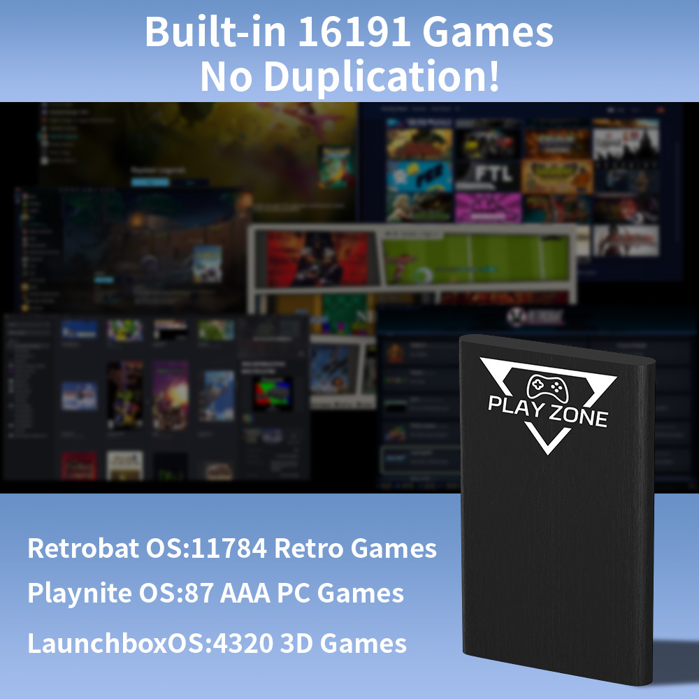 Play Zone 1TB Portable Gaming  - Gaming Console Zone ulasan dan harga