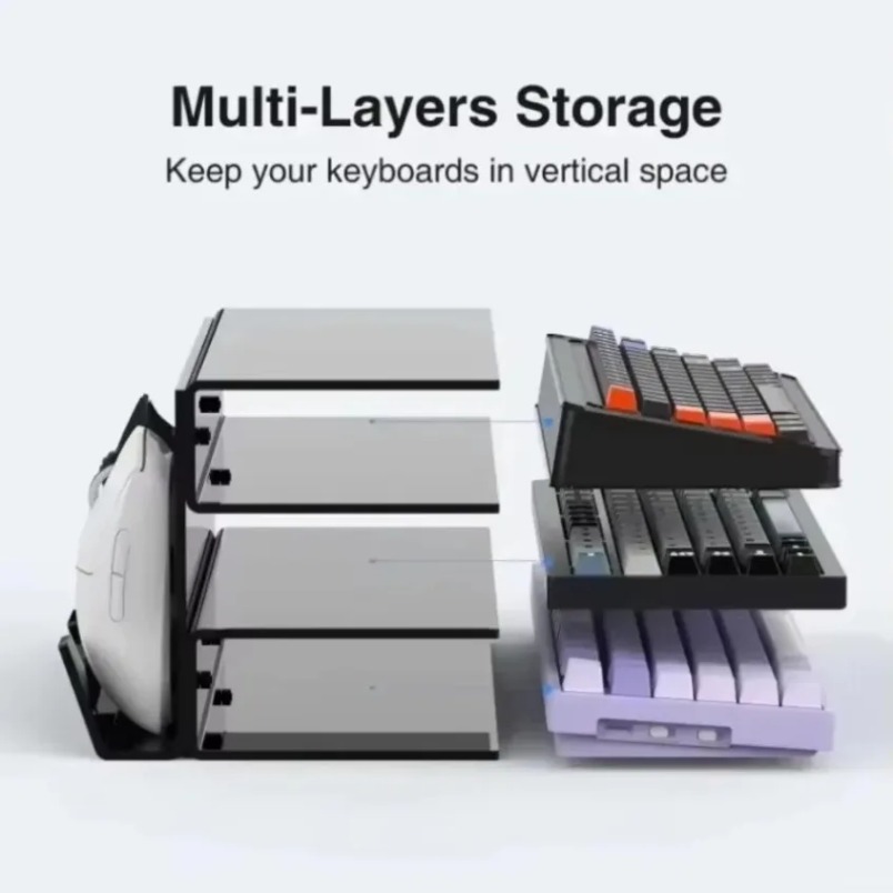 Keyboard Display Stand 3 Tier  - Gaming Console Keyboard ulasan dan harga