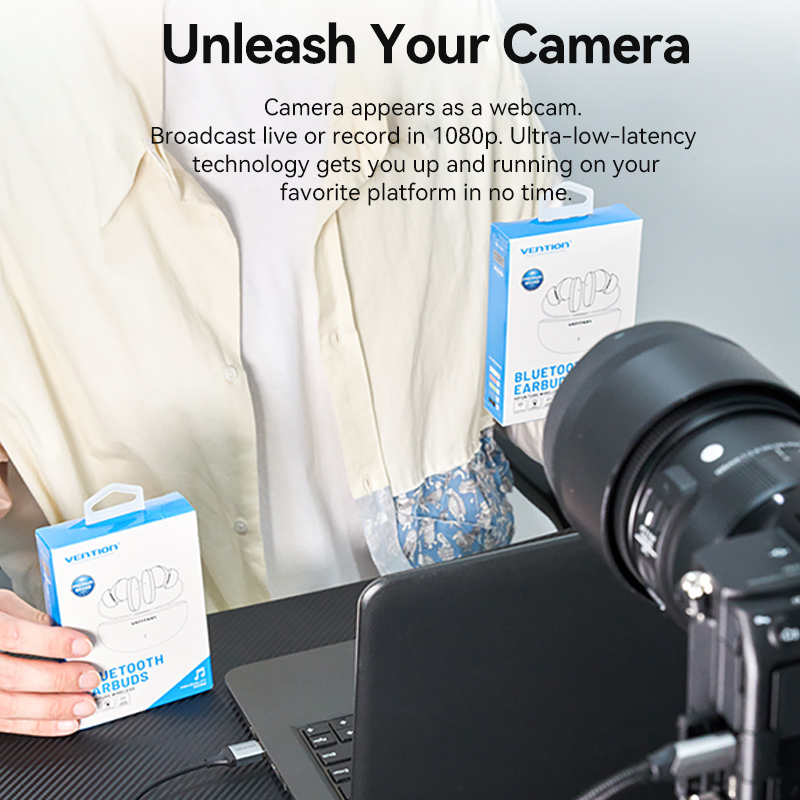 Vention Video Capture Card 4K  - Gaming Console With Phone ulasan dan harga