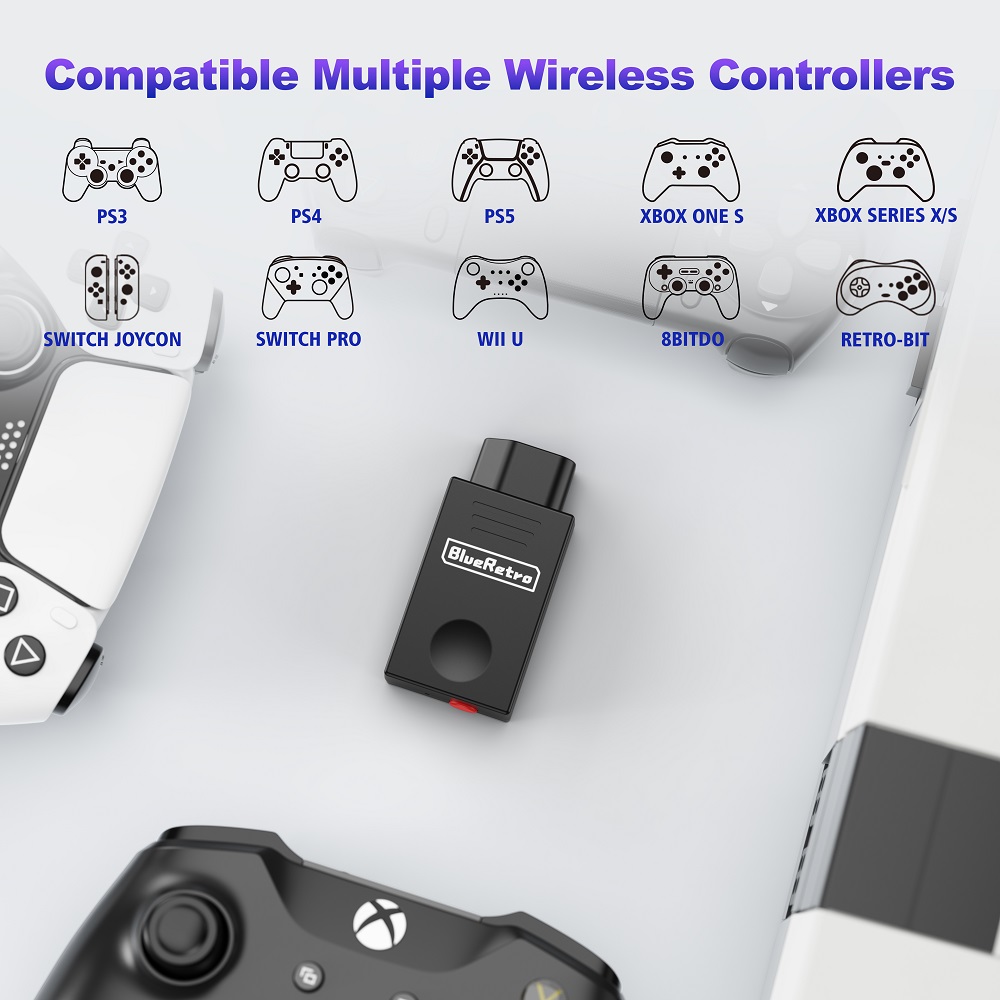 RetroScaler Blueretro Wireless - Gaming Console Joystick ulasan dan harga