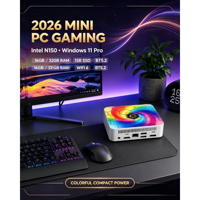 2026 Snug Core N150 MINI PC Wi - Gaming Console Stick ulasan dan harga