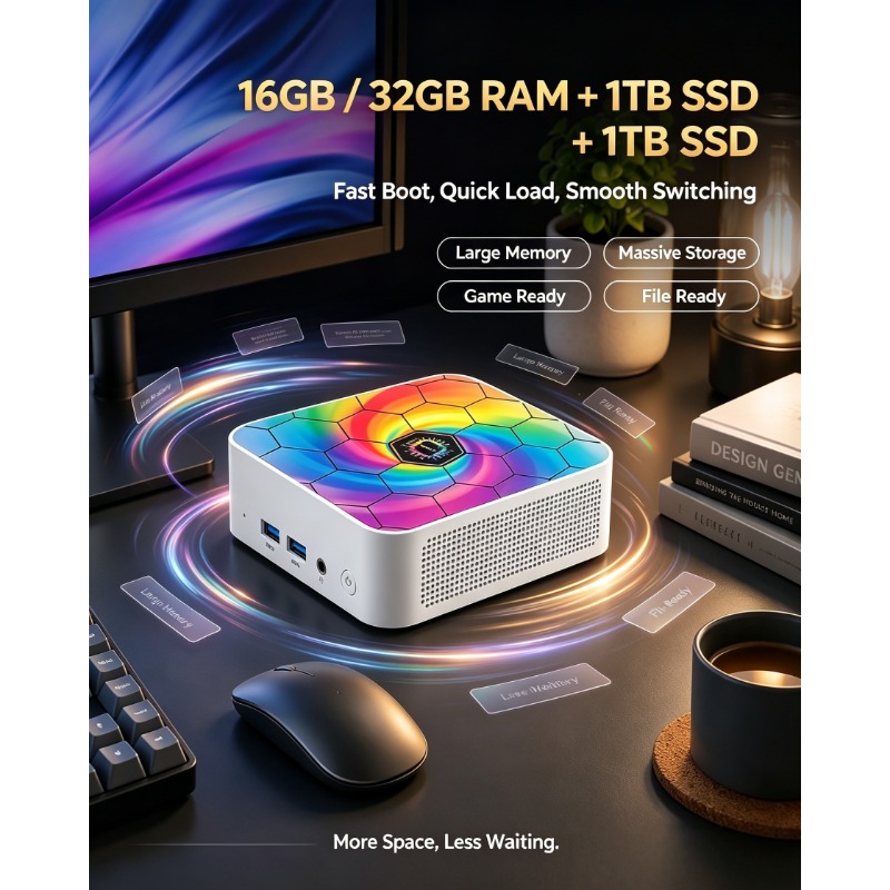 2026 Snug Core N150 MINI PC Wi - Gaming Console Stick ulasan dan harga