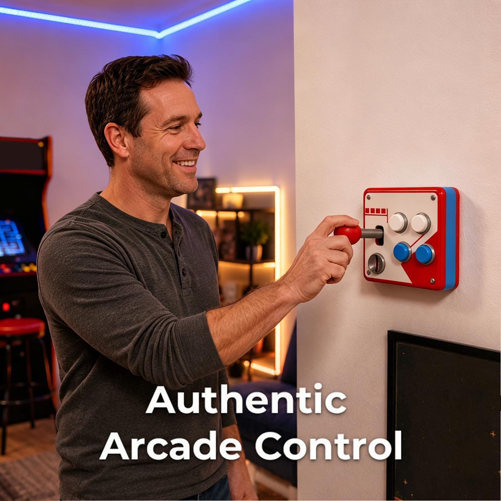 Creative Retro Arcade Game Lig - Gaming Console Joystick ulasan dan harga
