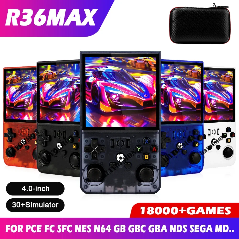 NEW R36MAX Handheld Retro Game - Gaming Console Handheld Android ulasan dan harga