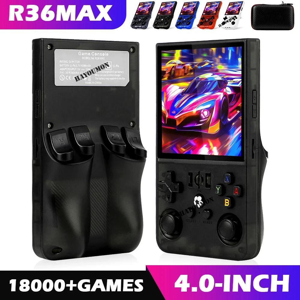 NEW R36MAX Handheld Retro Game - Gaming Console Handheld Android ulasan dan harga