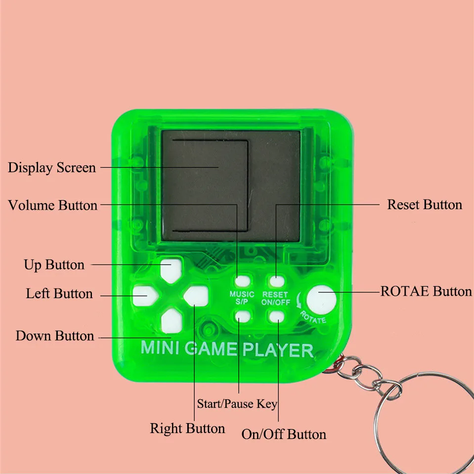 Retro Mini Handheld Game Playe - Gaming Console 4 Year Old ulasan dan harga